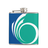 Patriotic flask with Flag of Ottawa, Canada フラスク (正面)