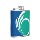 Patriotic flask with Flag of Ottawa, Canada フラスク (右)