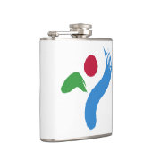 Patriotic flask with Flag of Seoul, South Korea フラスク (右)