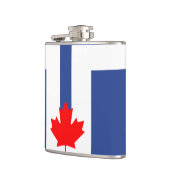 Patriotic flask with Flag of Toronto, Canada フラスク (左)