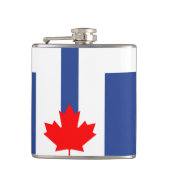Patriotic flask with Flag of Toronto, Canada フラスク (正面)