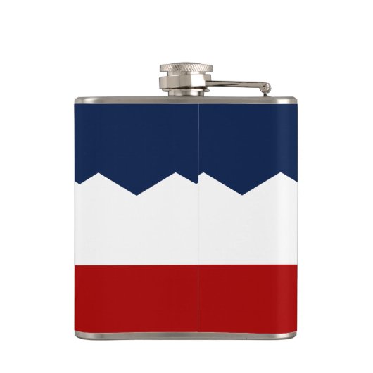 Patriotic flask with Flag of Utah, USA フラスク (裏面)