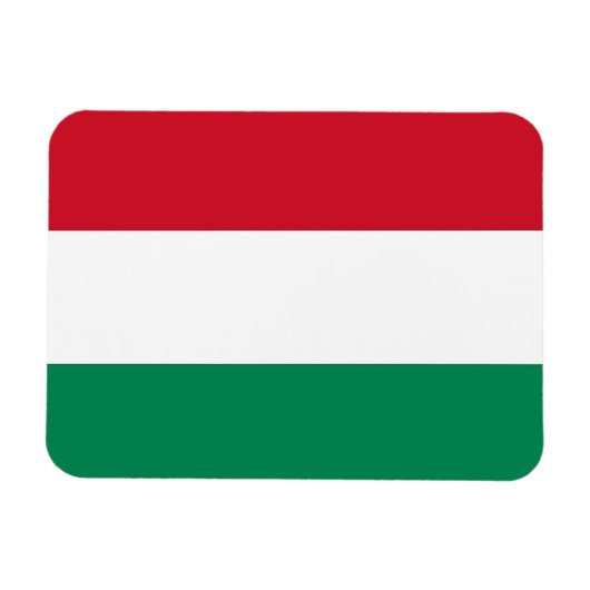 Patriotic flexible magnet with flag of Hungary マグネット (横)