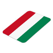 Patriotic flexible magnet with flag of Hungary マグネット (左側)