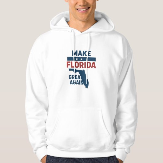 Patriotic Florida Design – “Make Florida Great '' パーカ (正面)