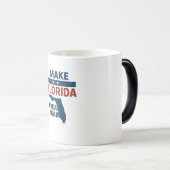  Patriotic Florida Design – “Make Florida Great '' モーフィングマグカップ (正面右)