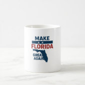  Patriotic Florida Design – “Make Florida Great '' モーフィングマグカップ (中央)