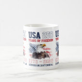 Patriotic Freedom America's 250th Anniversary コーヒーマグカップ (中央)