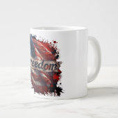 Patriotic "Freedom" Coffee Mug ジャンボコーヒーマグカップ (正面右)