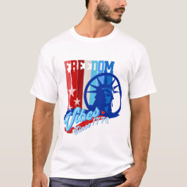 Patriotic Freedom Vibes USA T-Shirt Tシャツ