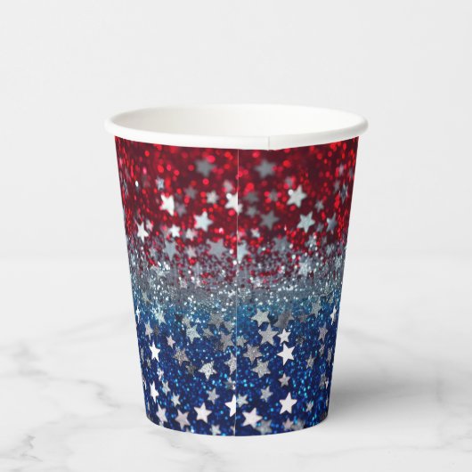 Patriotic Glitter 紙コップ (右)