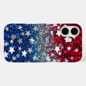 Patriotic Glitter Case-Mate iPhoneケース (裏面 (横))