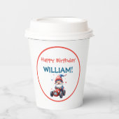 Patriotic Gnome Kid's Birthday 紙コップ (正面)