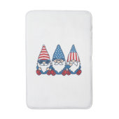 Patriotic Gnome Trio Vintage Vector Shirt Design_1 バスマット (正面縦)