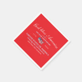 Patriotic God Bless America 250 Semiquincentennial スタンダードカクテルナプキン (角)