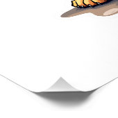 Patriotic Golden Dog Vintage Engraving Shirt 2 ポスター (コーナー)