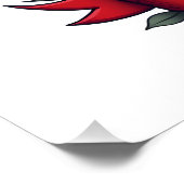 Patriotic Golden Retriever Americana Art Tee 2 ポスター (コーナー)