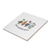 Patriotic Goose Vintage Engraving Funny USA Shirt  タイル (側面)