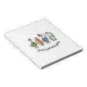 Patriotic Goose Vintage Engraving Funny USA Shirt  ノートパッド (アングル)