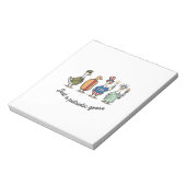 Patriotic Goose Vintage Engraving Funny USA Shirt  ノートパッド (回転)