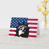 Patriotic Greeting Card カード (黄色い花)