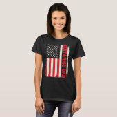 Patriotic Guitar Player Guitar Musician Guitarist  Tシャツ (正面フル)
