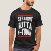Patriotic H Town Houston Pride Hometown Souvenir Tシャツ (正面)