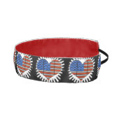 Patriotic Heart American Flag アスレチックヘッドバンド (右)