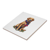 Patriotic Hunting Golden Retriever Vintage Tee 4 タイル (側面)