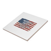Patriotic Husband Daddy Protector Hero Flag Shirt  タイル (側面)