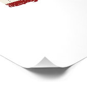 Patriotic Husband Daddy Protector Hero Flag Shirt  ポスター (コーナー)