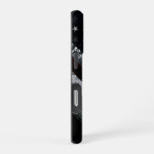 Patriotic Industrial American Flag iPhoneケース (右側面)