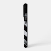 Patriotic Industrial American Flag iPhoneケース (左側面)