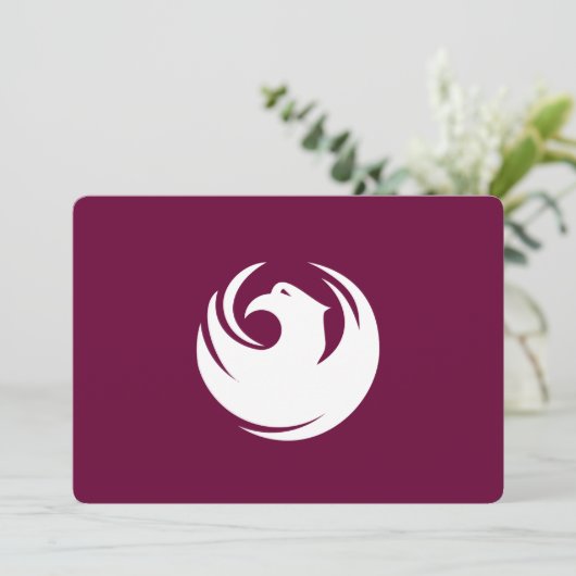 Patriotic  invitations with Flag of Phoenix City 招待状 (スタンド正面)