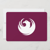 Patriotic  invitations with Flag of Phoenix City 招待状 (裏面)