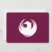 Patriotic  invitations with Flag of Phoenix City 招待状 (正面)