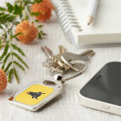 Patriotic keychain with Flag of Uri, Switzerland キーホルダー (側面)