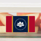 Patriotic labels with flag of Mississippi ラベル (貼付)