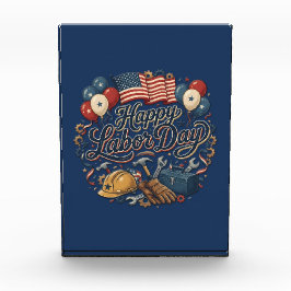 Patriotic Labor Day / Día del Trabajo Festivo フォトブロック