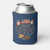 Patriotic Labor Day / Día del Trabajo Festivo 缶クーラー (缶裏面)