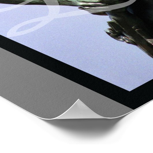 Patriotic Liberty Minuteman with Defense Emblem ポスター (角)