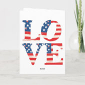 patriotic love カード (裏面)