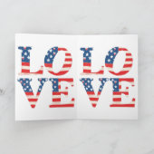 patriotic love カード (内部)
