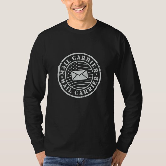 Patriotic Mail Carrier Postal Worker Courier Postm Tシャツ (正面)