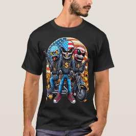 Patriotic Masked Biker Gang Tシャツ