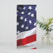 Patriotic Memorial Funeral Prayer Bookmark Card メニュー (スタンド正面)