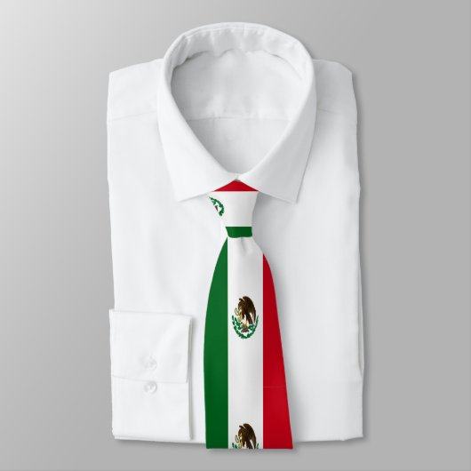 Patriotic Mexico flag ネクタイ (タイ)