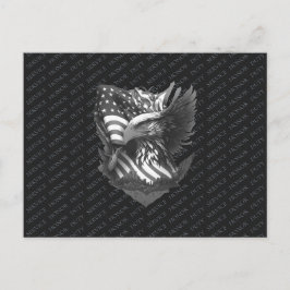 Patriotic Military Appreciation Thank You Veterans シーズンポストカード