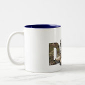 Patriotic Military Dad ツートーンマグカップ (左)
