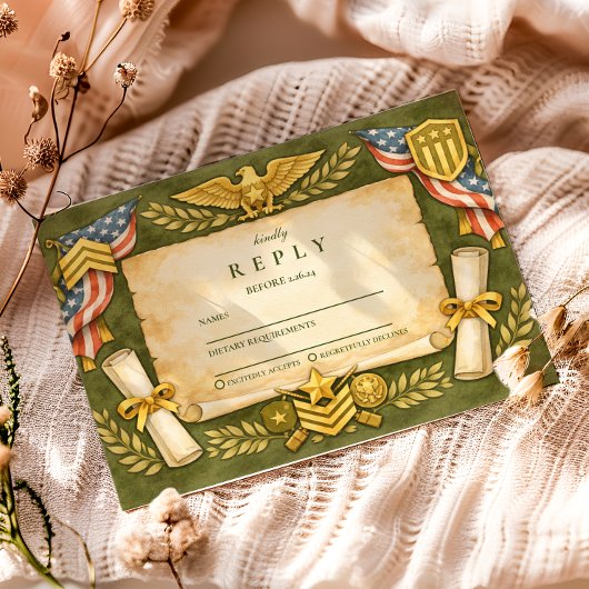 Patriotic Military Graduation Party 出欠カード